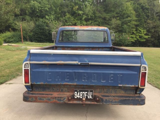 1970 chevrolet c10 short bed fleetside truck original 350 v8 swb !!!