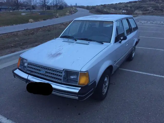 1984 ford escort diesel wagon gl 5 speed 50 mpg