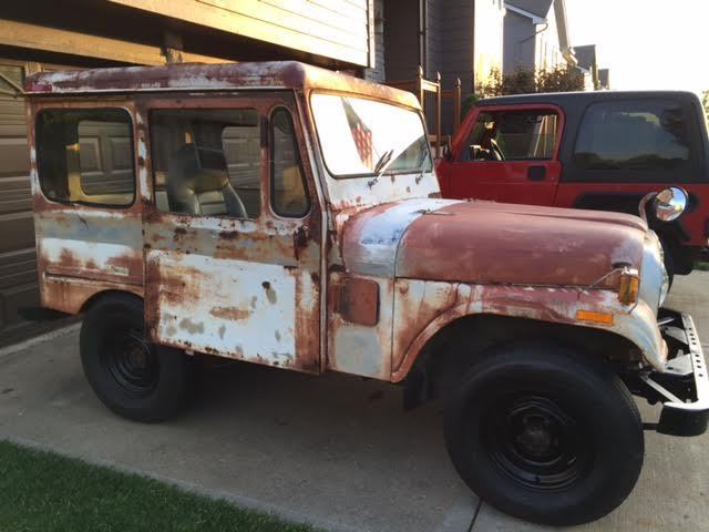 postal jeep dj 1976 rhd patina galore