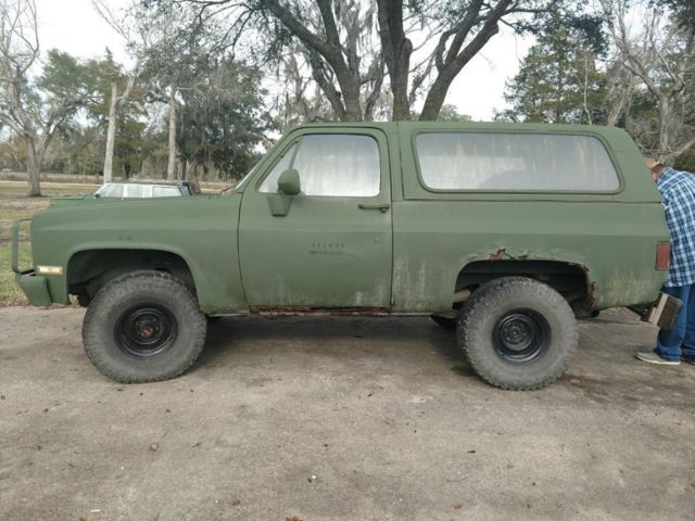 1985 chevy blazer m1009 cucv diesel 4x4 military