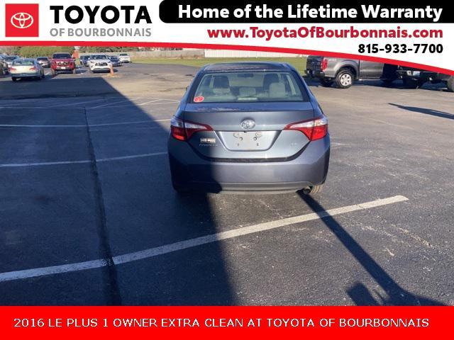 2016 toyota corolla le plus