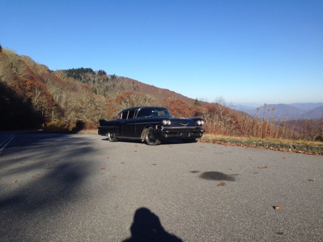 58 cadillac sedan deville rat rod-black voodoo
