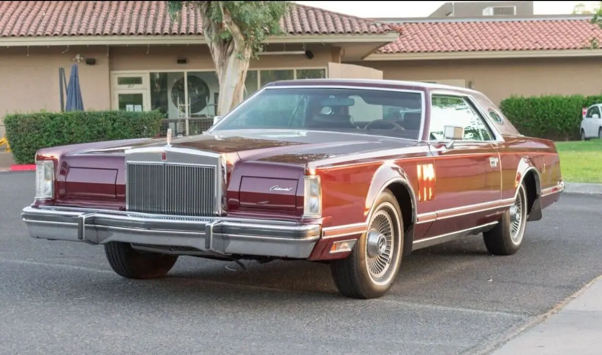 1978 lincoln mark v coupe red rwd automatic
