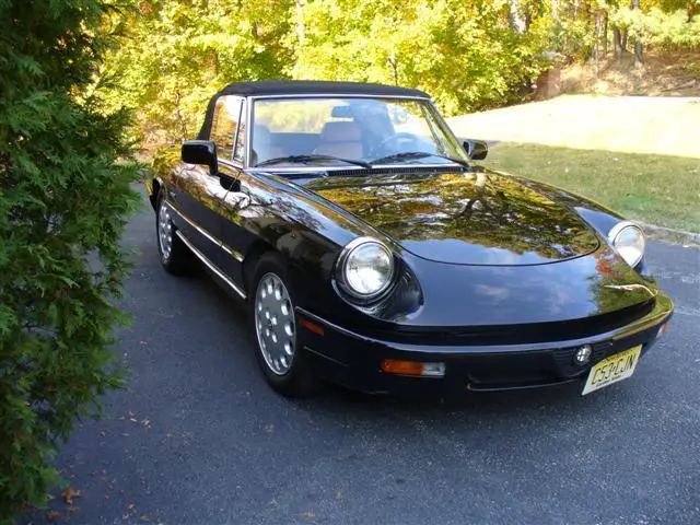 1993 alfa romeo spider veloce convertible 2.0l hardtop low miles