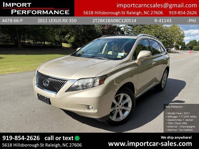 2011 lexus rx 350 base