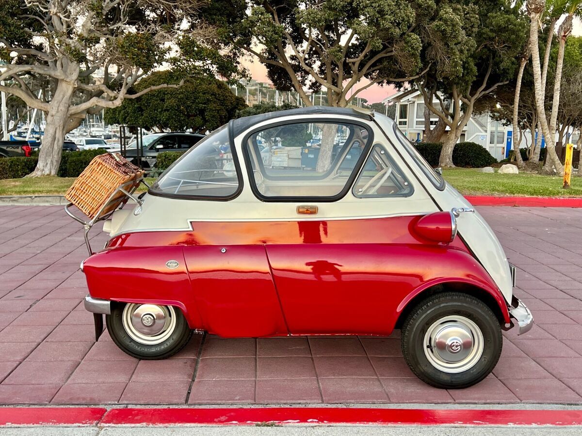 rare 1956 bmw isetta 250 bubble window coupe restored collector micro car