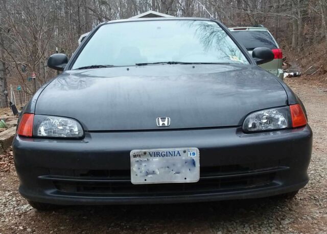 1993 honda civic lx 4 dr black 5spd owned 20 years reliable clean good car eg ps