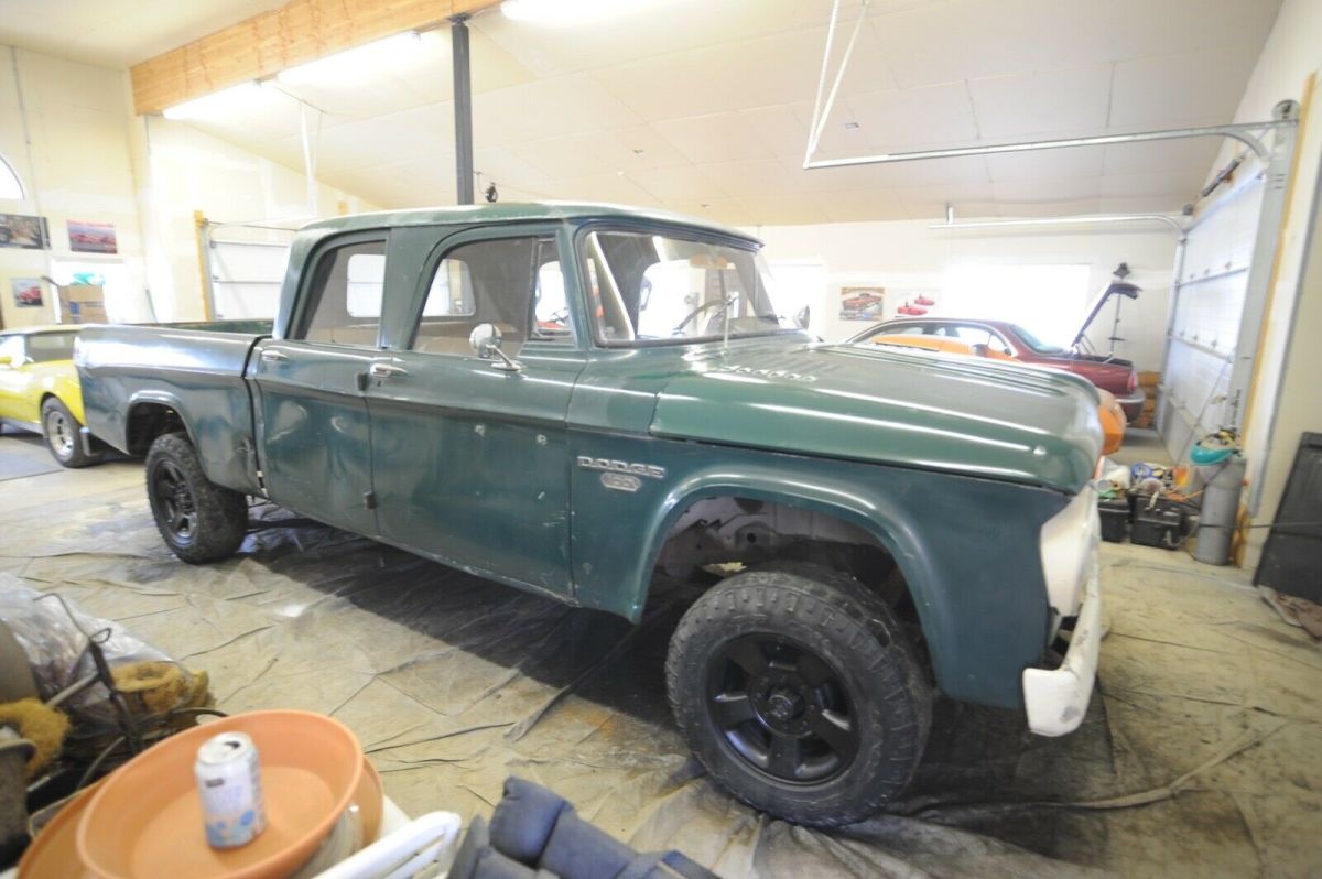 1967 dodge power wagon crew cab forest service truck