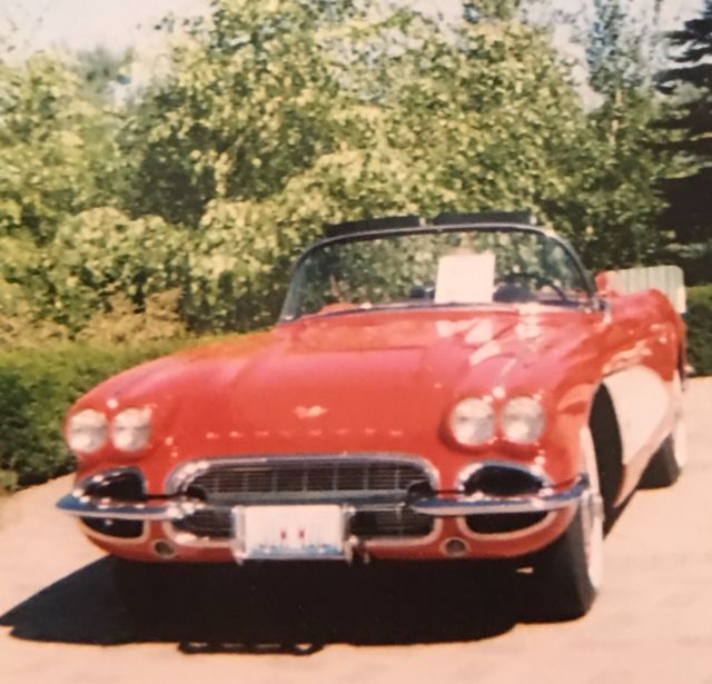 1961 corvette soft top w/ 283 v8 4bbl powerglide trans collectors show car!!
