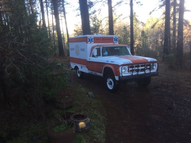 1968 dodge power wagon ambulance