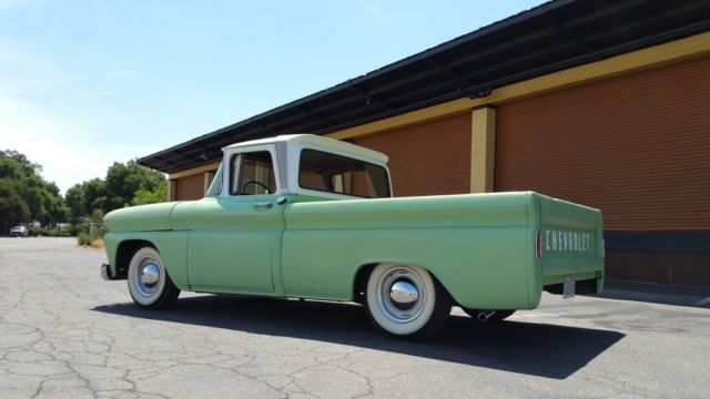 big window short bed fleetside pickup truck rat hot rod custom 1960 62 63 64 65