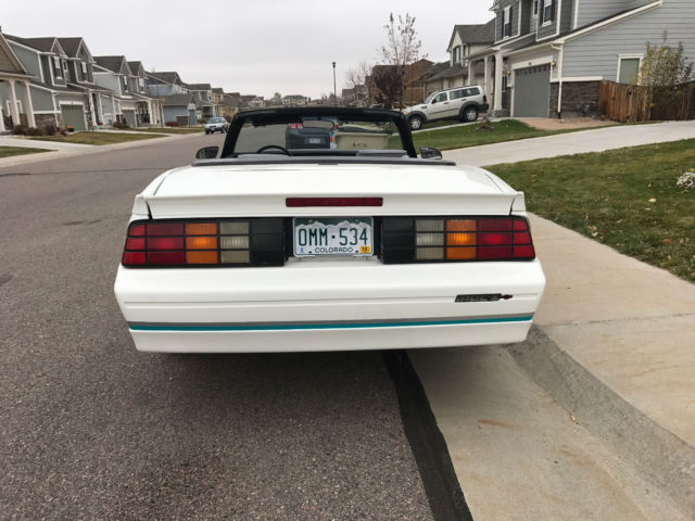 1988 iroc camaro convertible