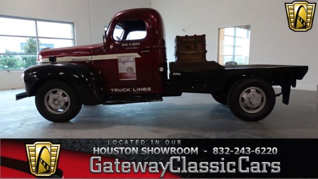 1949 international harvester pickup 0 maroon truck flathead 6 4-speed manual