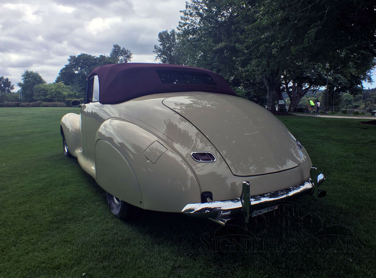 1940 lincoln zephyr custom convertible - multiple award winning build! 400hp ac