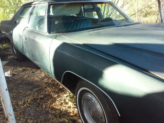 1973 chevrolet impala 350 engine 5.7l 4 door green runs strong has extra parts