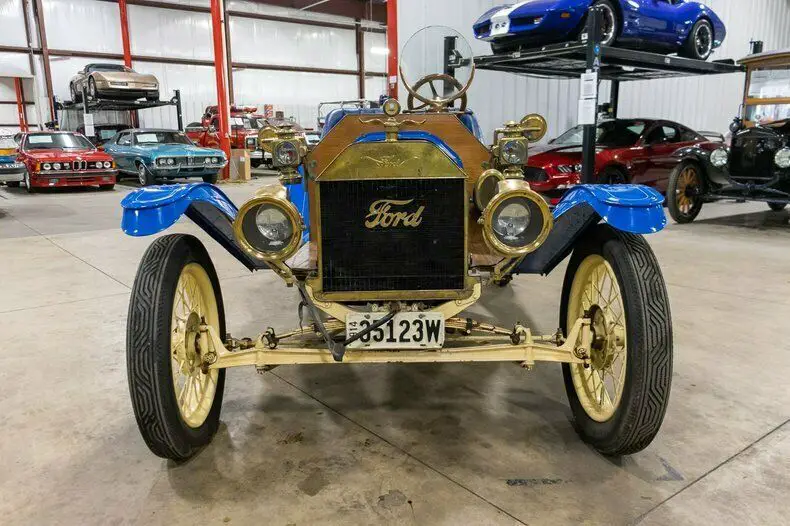 1914 ford model t speedster 1 blue roadster 177ci 4-cylinder manual