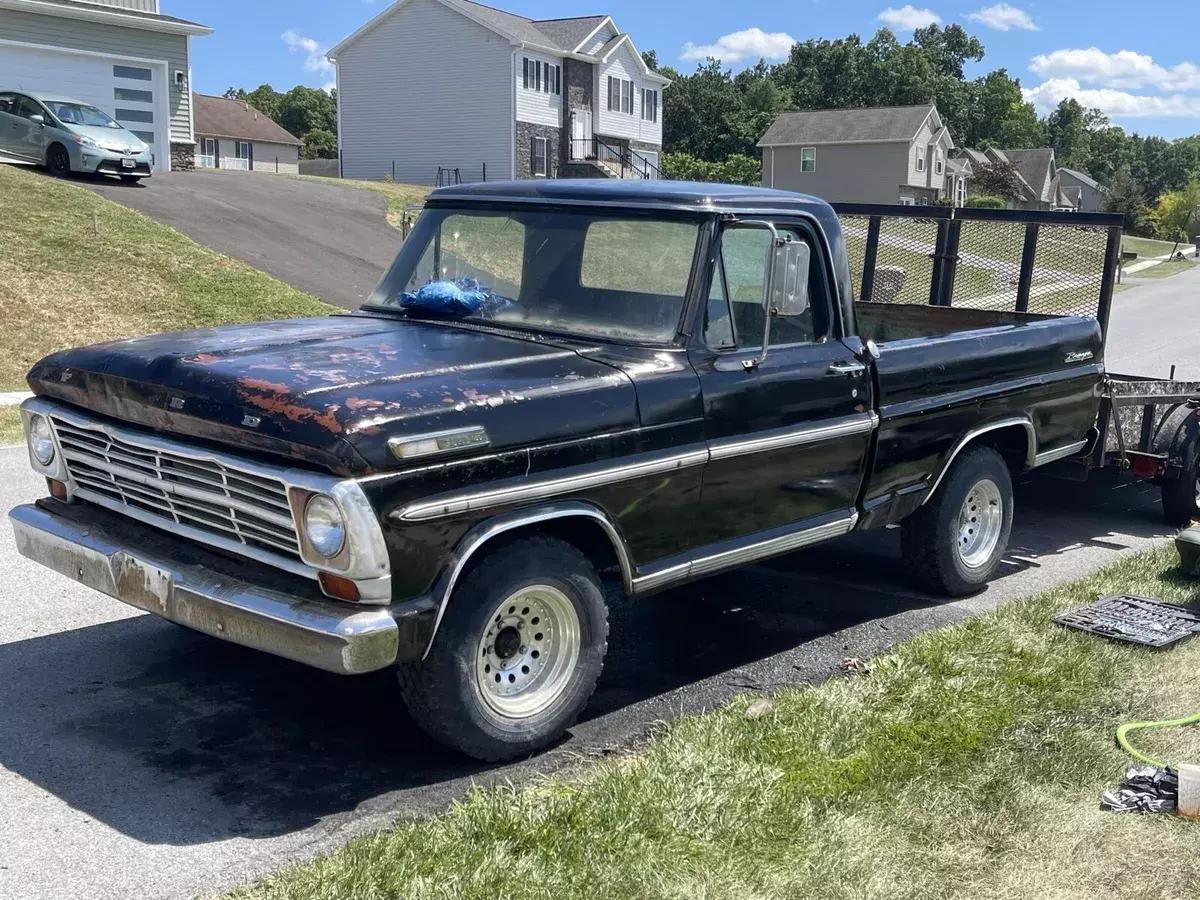 1967 ford f100 black ranger