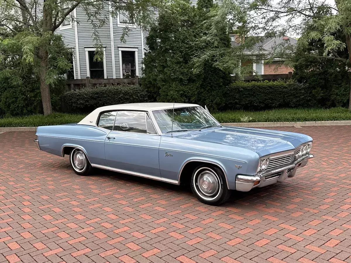 1966 chevrolet caprice coupe blue caprice