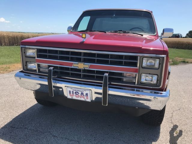 1983 chevrolet silverado k1500 k10 4x4 shortbed nice! loaded!