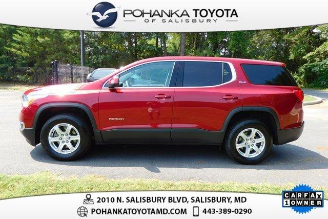 used 2019 gmc acadia fwd sle w/ sle-1 salisbury, md 21801 for sale in salisbury, maryland