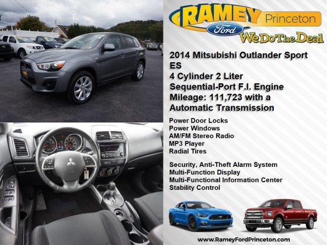 2014 mitsubishi outlander sport es es 4dr crossover 5m for sale in elgood, west virginia
