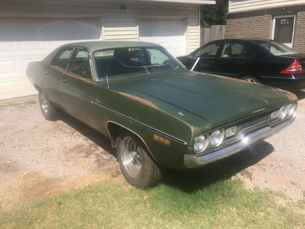 1971 plymouth custom satellite road runner original paint patina project car