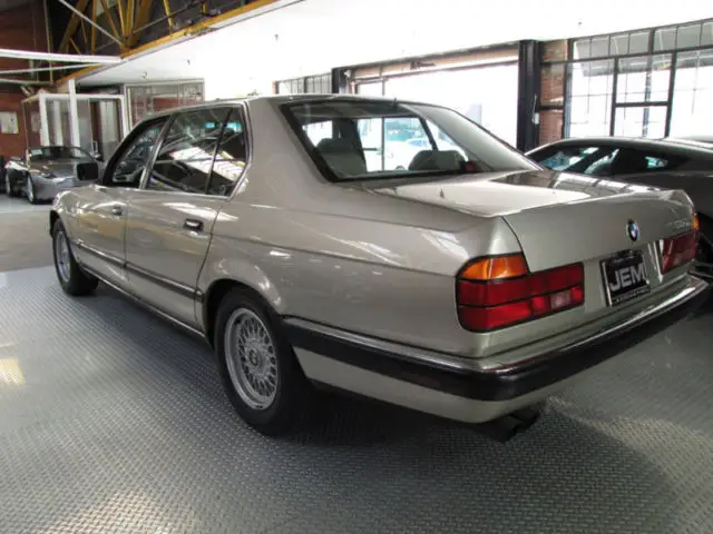 1990 bmw 7 series 750il 17851 miles tan sedan 5.0l 12 cylinder 4-speed automatic