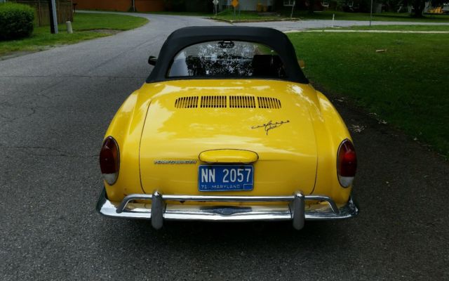 1971 volkswagon karmanñ ghia convertible