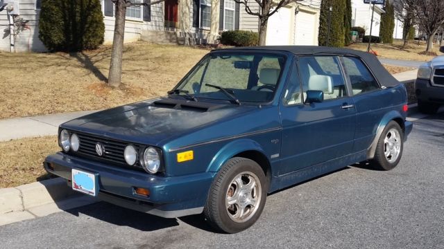 1993 volkswagen collectors edition cabriolet karmann