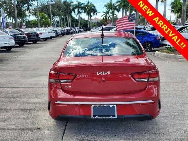 2022 kia rio s