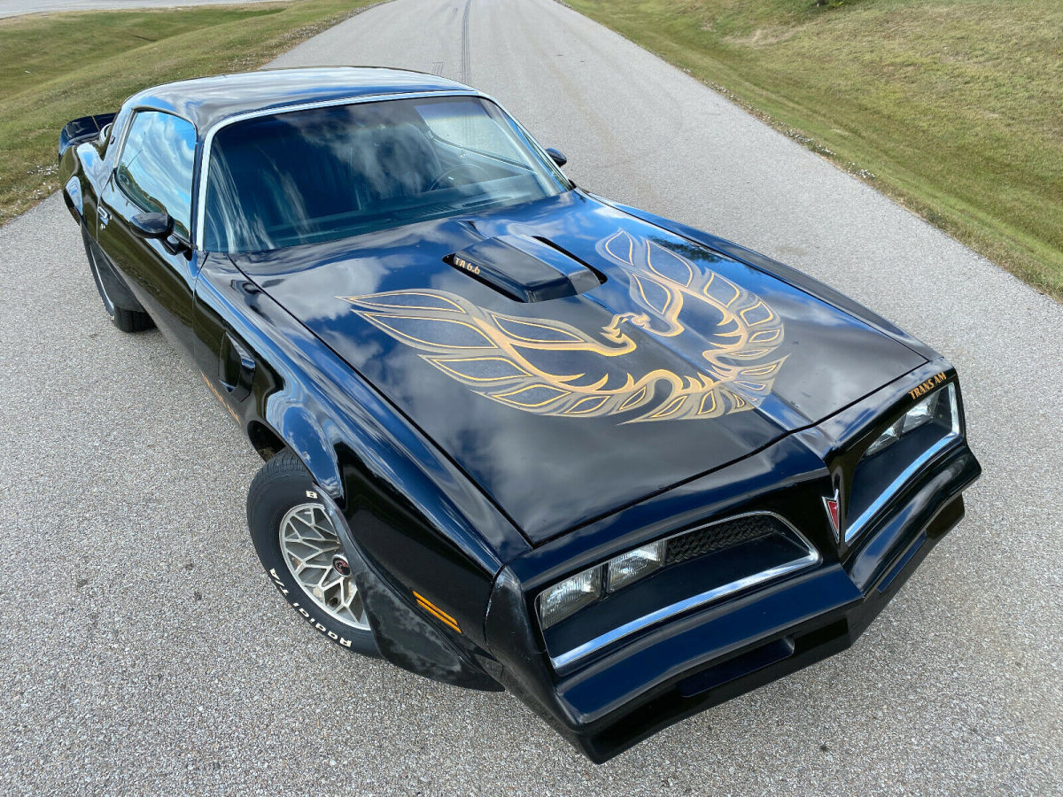 1977 pontiac trans am, t/a 6.6 w72 - 400ci - 4 speed, black