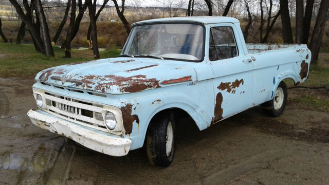 1961 mercury m100 unibody short box bed no reserve very rare complete truck