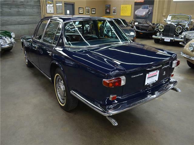 1966 maserati quattroporte 4.2 55422 miles dark blue sedan 4.2 l v8 manual