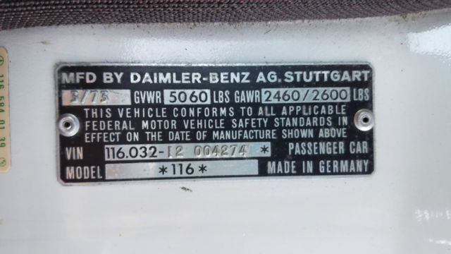 450 se 1973 mercedes-benz