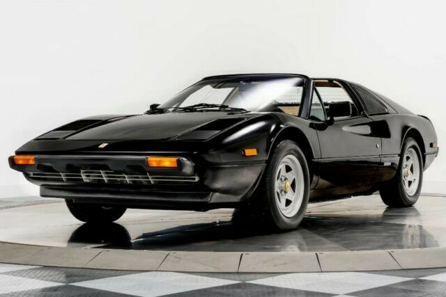 1981 ferrari 308 gtsi 9287 miles nero convertible 3.0l sohc v8 manual
