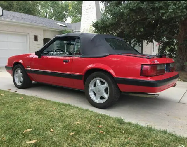 1991 classic ford mustang lx 5.0 liter convertible 2d