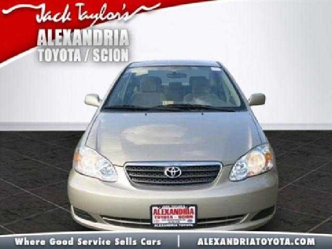 2007 toyota corolla in alexandria, va