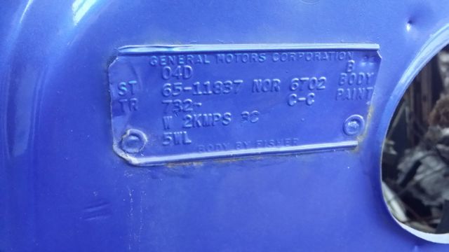 1965 chevrolet nova ss project