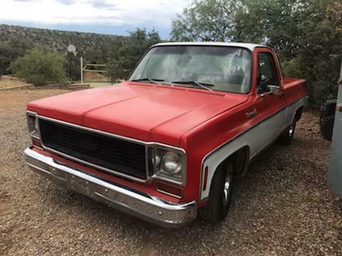 1974 chevy chevrolet c10 cheyenne super 10 original short bed truck
