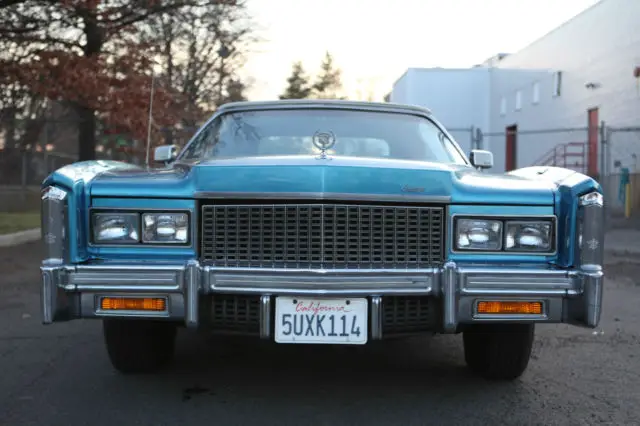 1976 cadillac el dorado convertible - great color combo