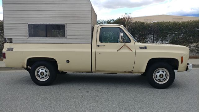 clean low mileage 1 owner california c-20 c2500 pickup! no reserve auction!