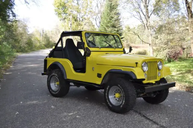 1980 jeep cj5 fiberglass v8 chevy 307 manual