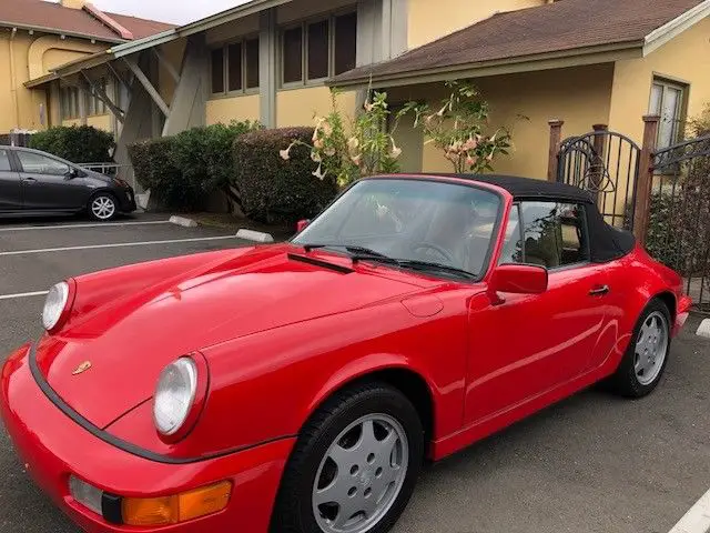 1991 porche cabriolet carrera 4 convertible