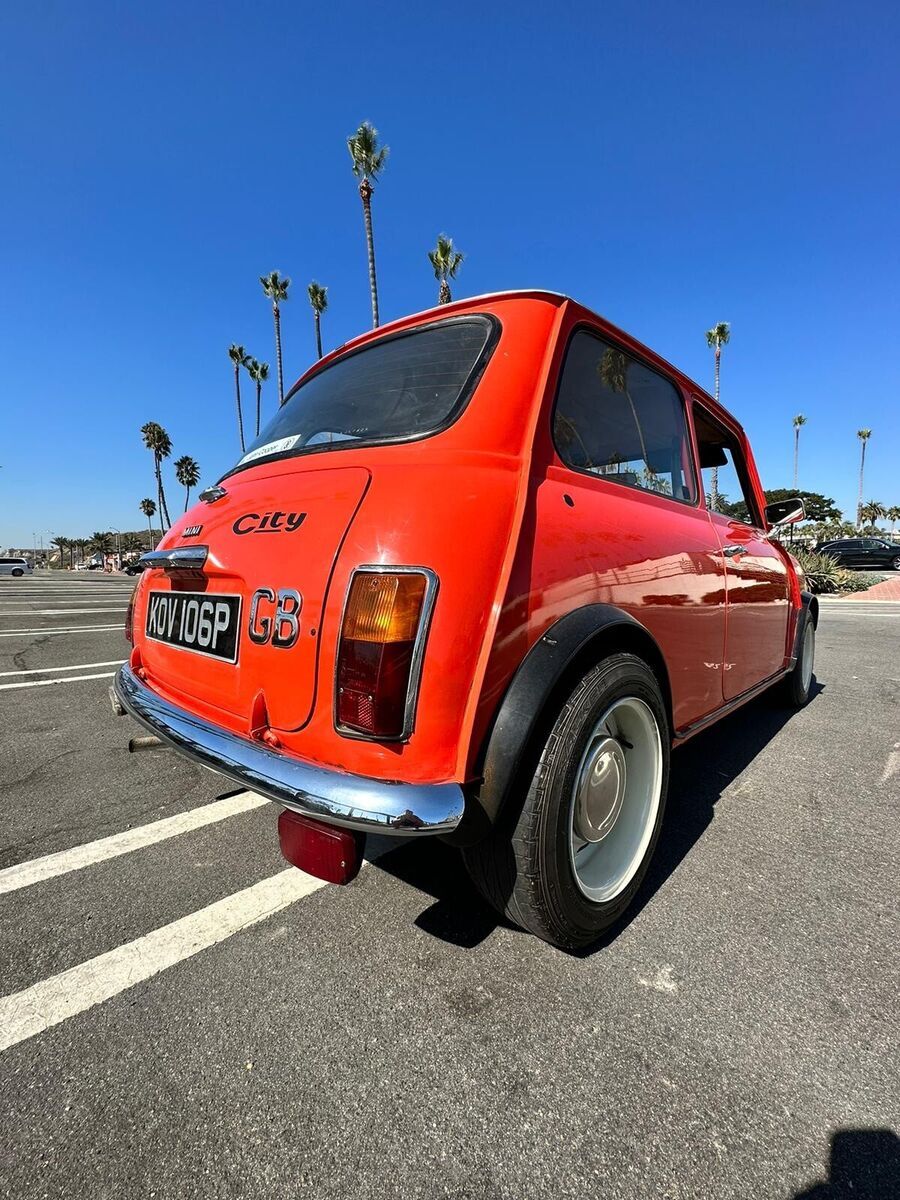 1975 mini cooper coupe orange fwd manual classic mini