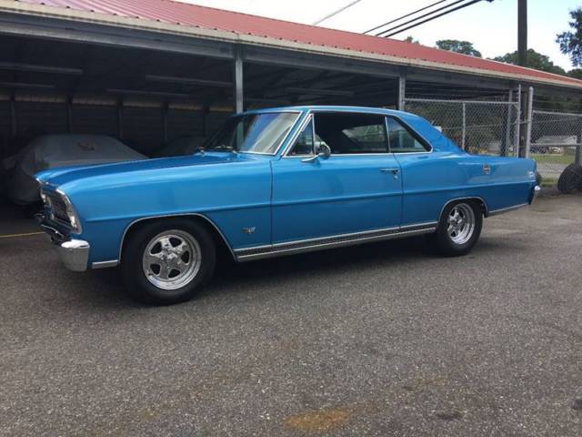 1966 chevrolet nova real 118 ss car blue/black