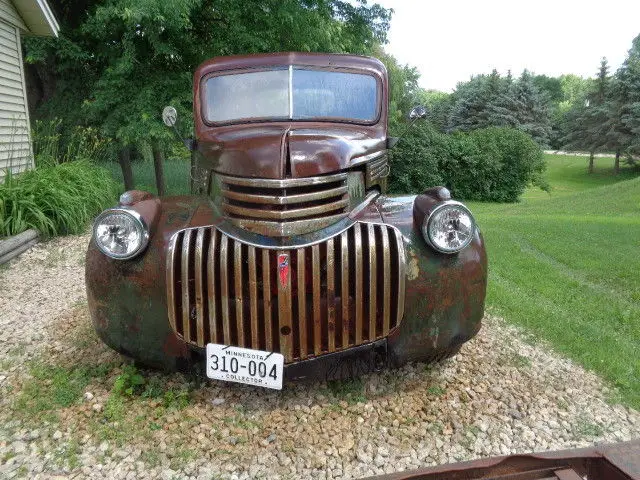 1946 chevrolet pickup truck resto mod ls2 rat rod hot rod patina street rod chev