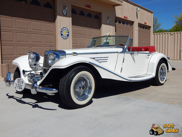 1934 mercedes benz "marlene 500k convertible roadster-replica" 2.8 v6 auto a/c