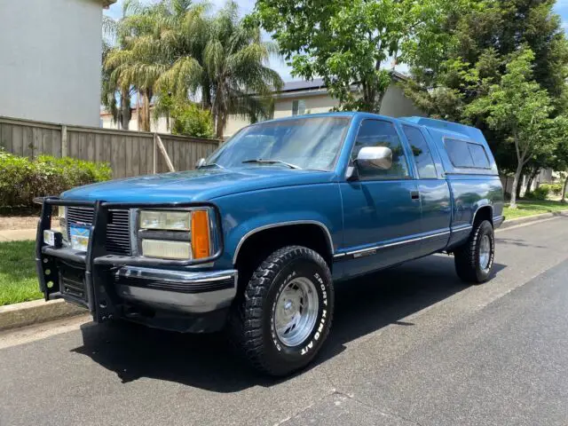 1992 gmc sierra pickup blue 4wd manual 2500