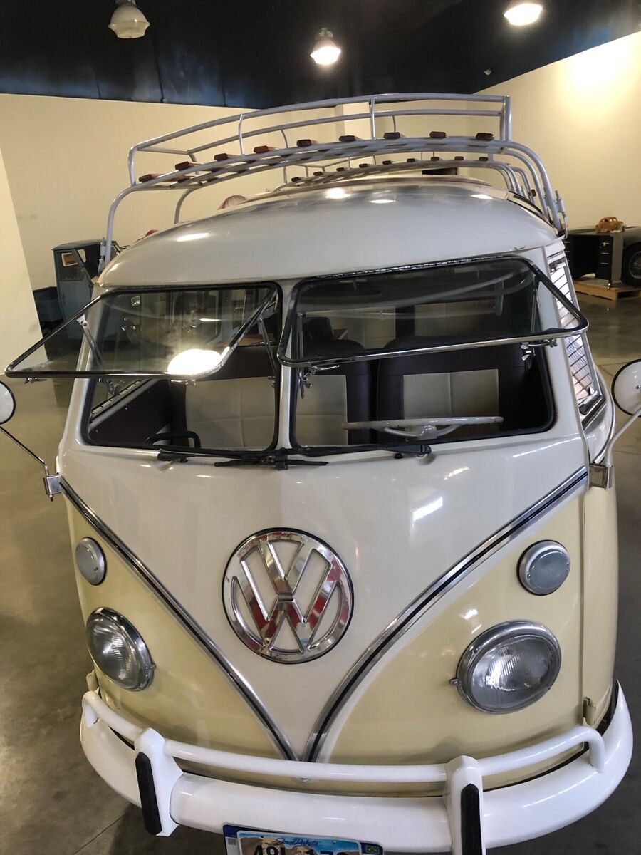 1974 volkswagen type 2 van brown 23 window- camper