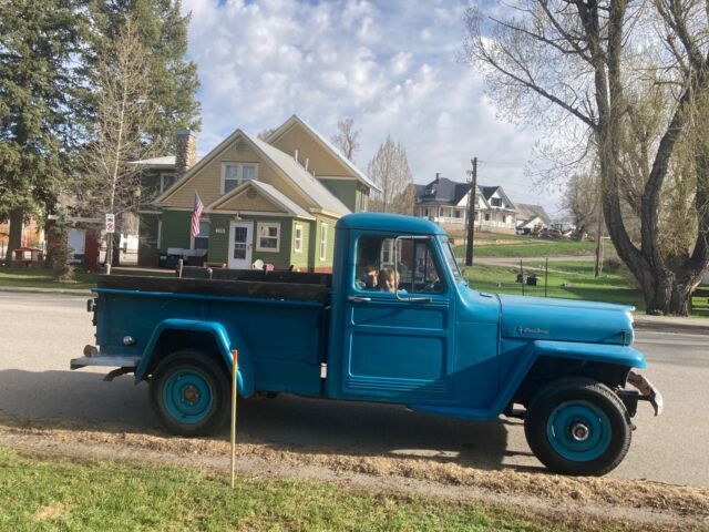 1953 willys-overland rural pickup blue 4wd manual